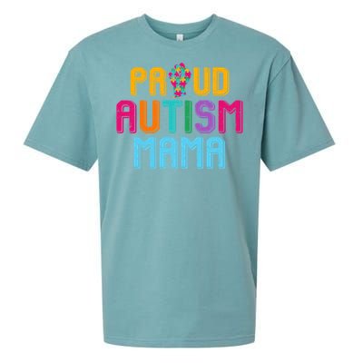 Autism Awareness Day Matching Family Proud Autism Mama Gift Sueded Cloud Jersey T-Shirt