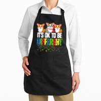 Autism Awareness Day Corgi, It's Ok To Be Different Apron