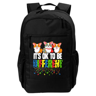 Autism Awareness Day Corgi, It's Ok To Be Different Backpack