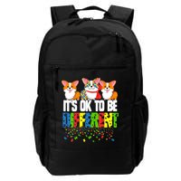 Autism Awareness Day Corgi, It's Ok To Be Different Backpack