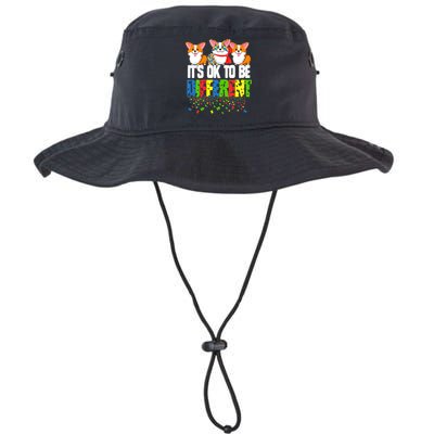 Autism Awareness Day Corgi, It's Ok To Be Different Bucket Hat