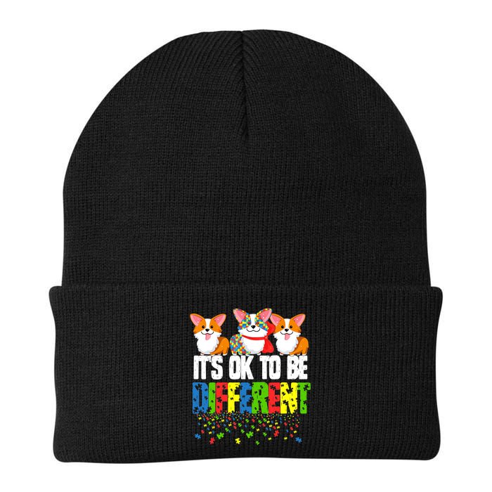 Autism Awareness Day Corgi, It's Ok To Be Different Beanie