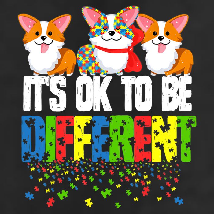 Autism Awareness Day Corgi, It's Ok To Be Different Beanie