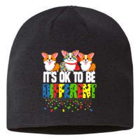 Autism Awareness Day Corgi, It's Ok To Be Different Sustainable Beanie