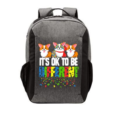 Autism Awareness Day Corgi, It's Ok To Be Different Vector Backpack