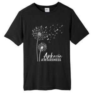 Aphasia Awareness Dandelion Flower Aphasia Awareness Month Gift Tall Fusion ChromaSoft Performance T-Shirt