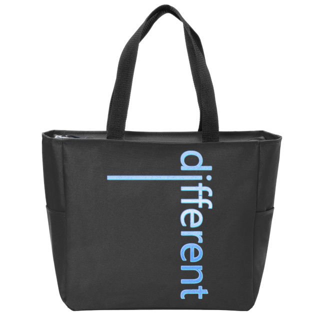 Autism Awareness Different Zip Tote Bag