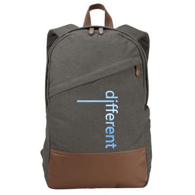 Autism Awareness Different Cotton Canvas Backpack