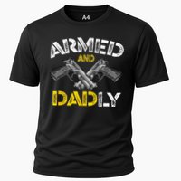 Armed And Dadly Funny Armed And Deadly Dad Fathers Day Performance Shirt