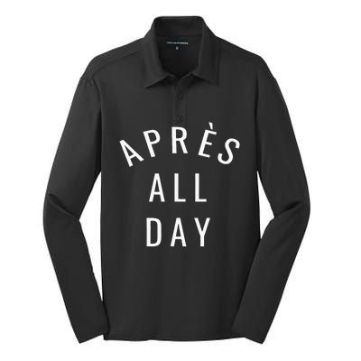 Apres All Day Silk Touch Performance Long Sleeve Polo