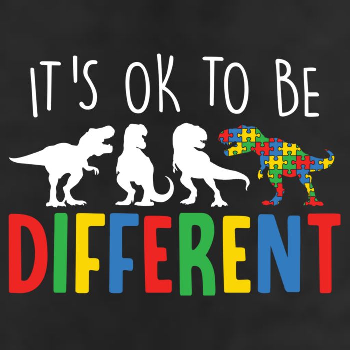 Autism Awareness Dinosaur ItS Ok To Be Different Meaningful Gift Beanie