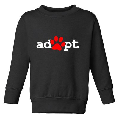 Adopt Toddler Sweatshirt