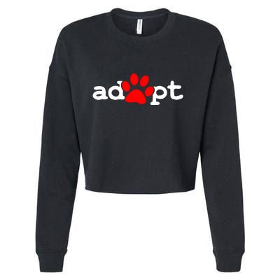 Adopt Cropped Pullover Crew