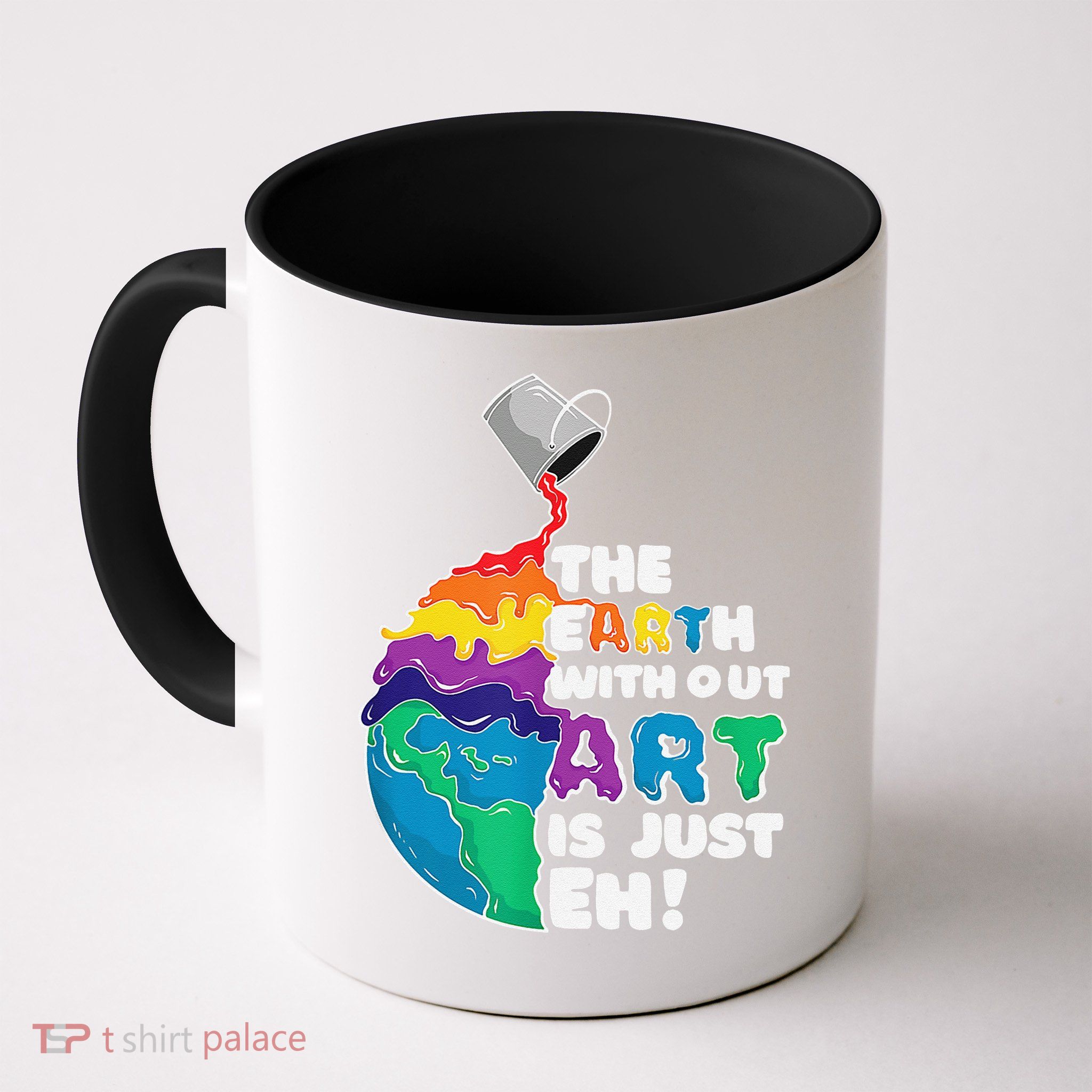 Autism Awareness Drawing The Earth Without Art Is Just Eh Mug