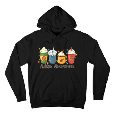 Autism Awareness Day Coffee Cups Hoodie