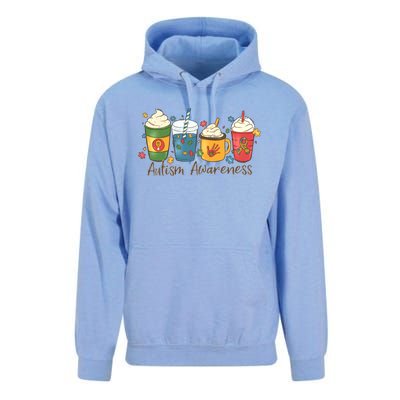 Autism Awareness Day Coffee Cups Unisex Surf Hoodie