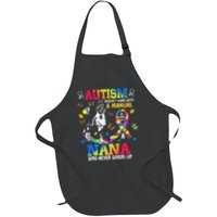 Autism Awareness Doesnt Come With Manual Nana Support Full-Length Apron With Pockets