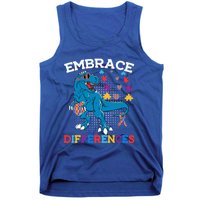 Autism Awareness Dinosaur Trex Gift Tank Top