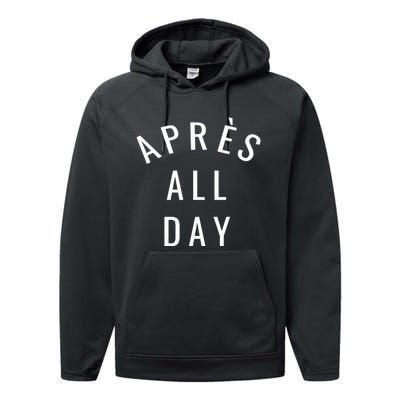 Apres All Day Winter Sports Gift Performance Fleece Hoodie