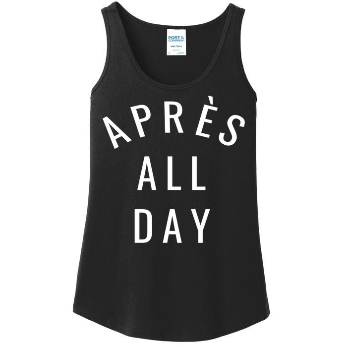 Apres All Day Winter Sports Gift Ladies Essential Tank