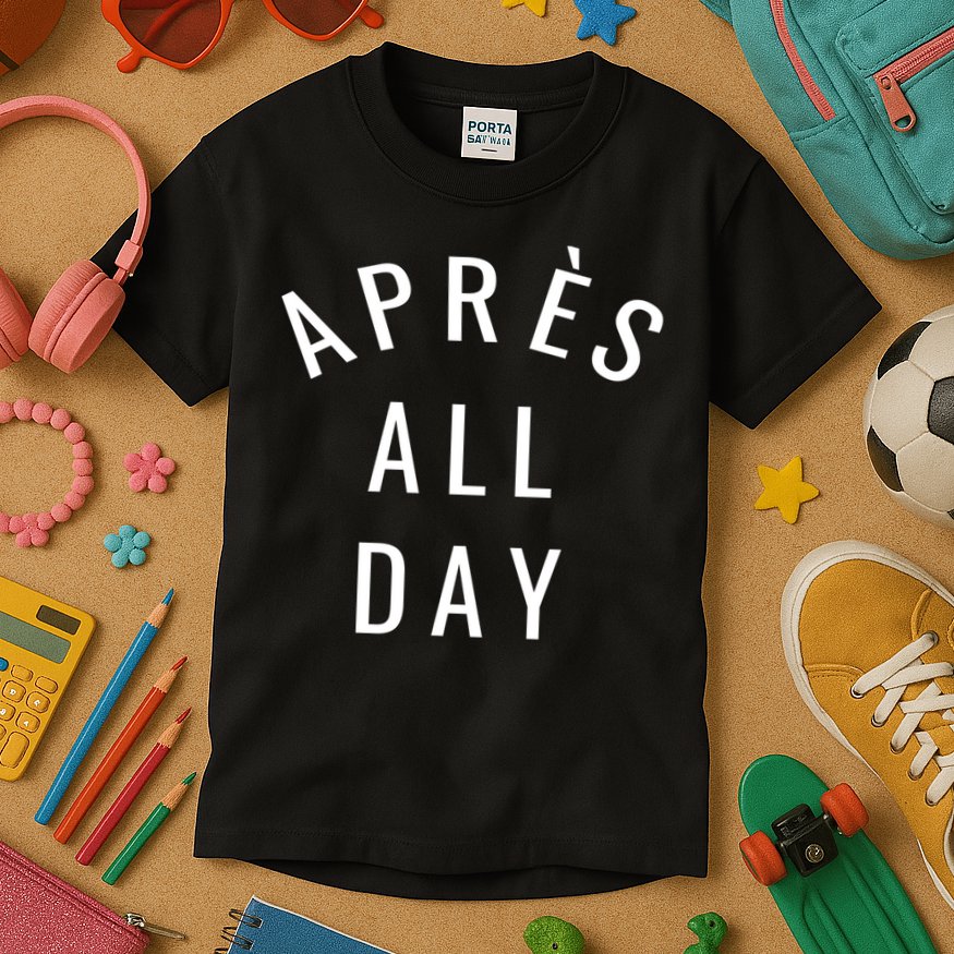 Apres All Day Winter Sports Gift Kids T-Shirt