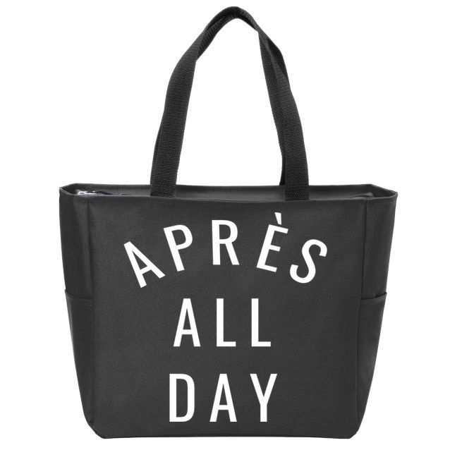 Apres All Day Winter Sports Gift Zip Tote Bag