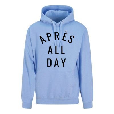 Apres All Day Winter Sports Gift Unisex Surf Hoodie