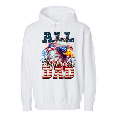 All American Dad Eagle Garment-Dyed Fleece Hoodie