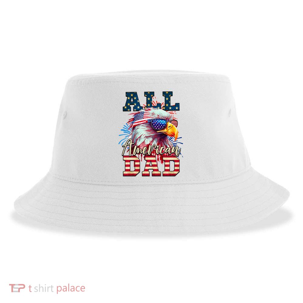 All American Dad Eagle Sustainable Bucket Hat