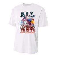 All American Dad Eagle Youth Performance Sprint T-Shirt