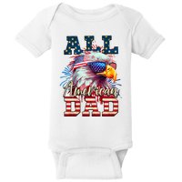 All American Dad Eagle Baby Bodysuit