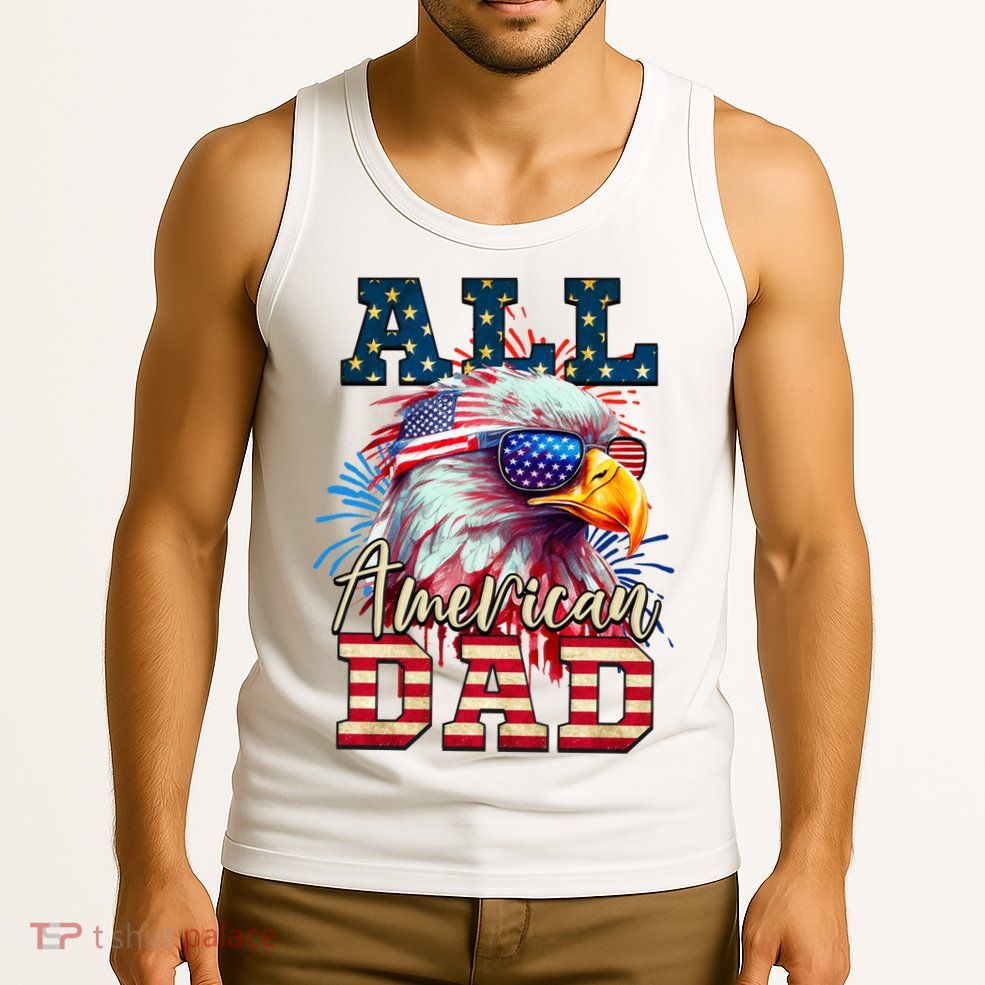All American Dad Eagle Tank Top