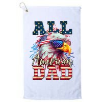 All American Dad Eagle Golf Towel