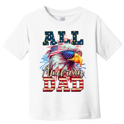 All American Dad Eagle Toddler T-Shirt