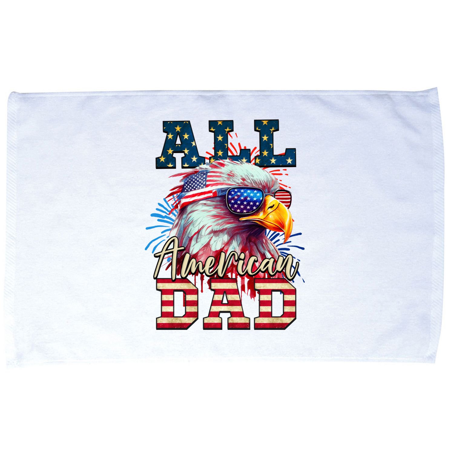All American Dad Eagle Microfiber Hand Towel