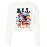 All American Dad Eagle Cropped Pullover Crew