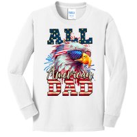 All American Dad Eagle Kids Long Sleeve Shirt