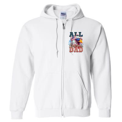 All American Dad Eagle Full Zip Hoodie