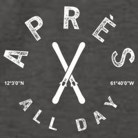 Apres All Day Winter Sports Apres Ski Lover Skiing Men Skier Vector Backpack