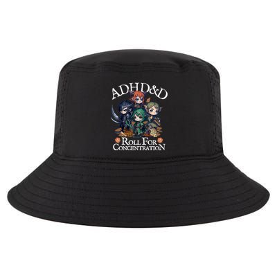 Adhddndadventurersrollforconcentration Cool Comfort Performance Bucket Hat