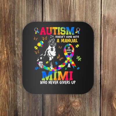 Autism Awareness Doesnt Come With Manual Mimi Support Coaster