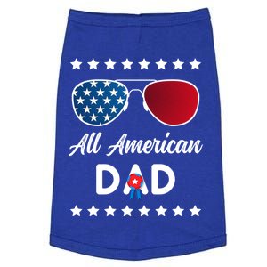 All American Dad 4th Of July Gift Doggie Tank