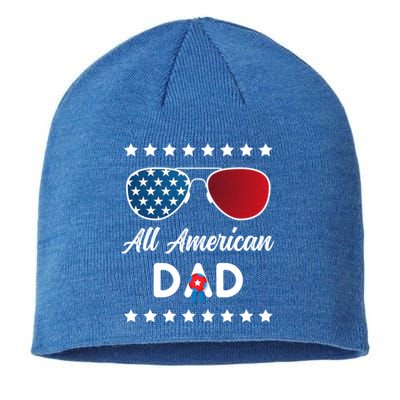 All American Dad 4th Of July Gift Sustainable Beanie