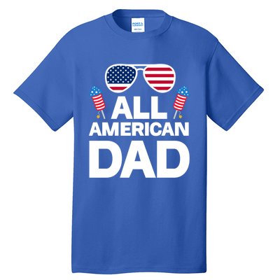 All American Dad American Dad Gift Tall T-Shirt