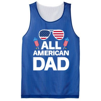 All American Dad American Dad Gift Mesh Reversible Basketball Jersey Tank