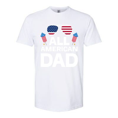 All American Dad American Dad Gift Softstyle® CVC T-Shirt