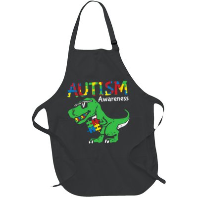 Autism Awareness Dinosaur Autism Heart Puzzle Apron