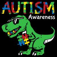 Autism Awareness Dinosaur Autism Heart Puzzle Wool Snapback Cap