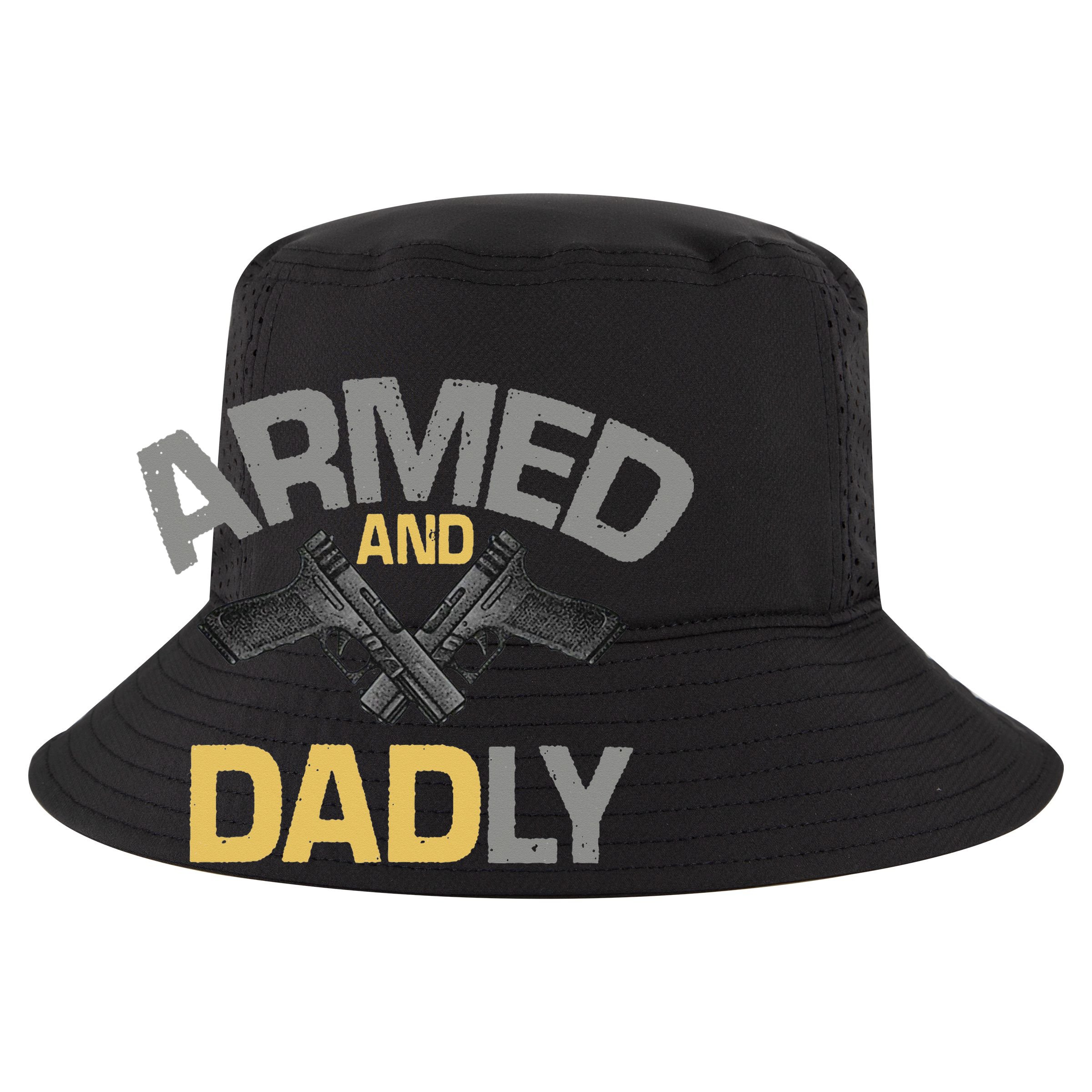 Armed And Dadly Funny Deadly Father Gift For Fathers Day 15oz Campfire Ceramic Mug