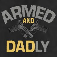 Armed And Dadly Funny Deadly Father Gift For Fathers Day 15oz Campfire Ceramic Mug